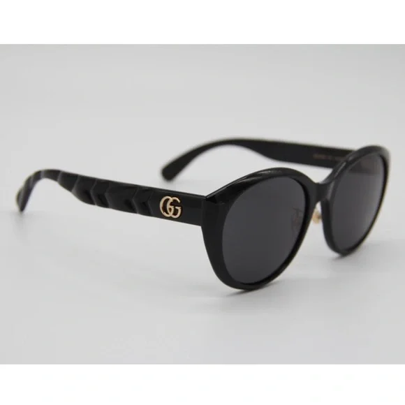 NEW GG0814SK 001 NEW COLLECTION WOMEN’S SUNGLASSES GUCCI GG0814SK BLACK - Picture 10 of 14